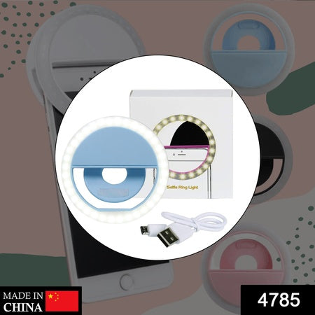 Selfie Ring Light Used For Applying Bright Shade Over Face During Taking Selfies And Making Videos Etc. - LootFaat
