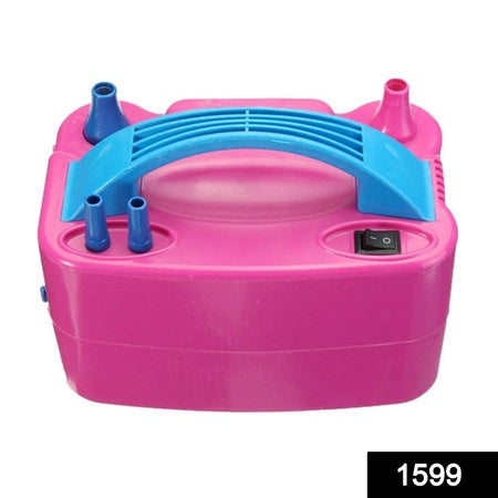 Portable Dual Nozzle Electric Balloon Blower Pump Inflator - LootFaat