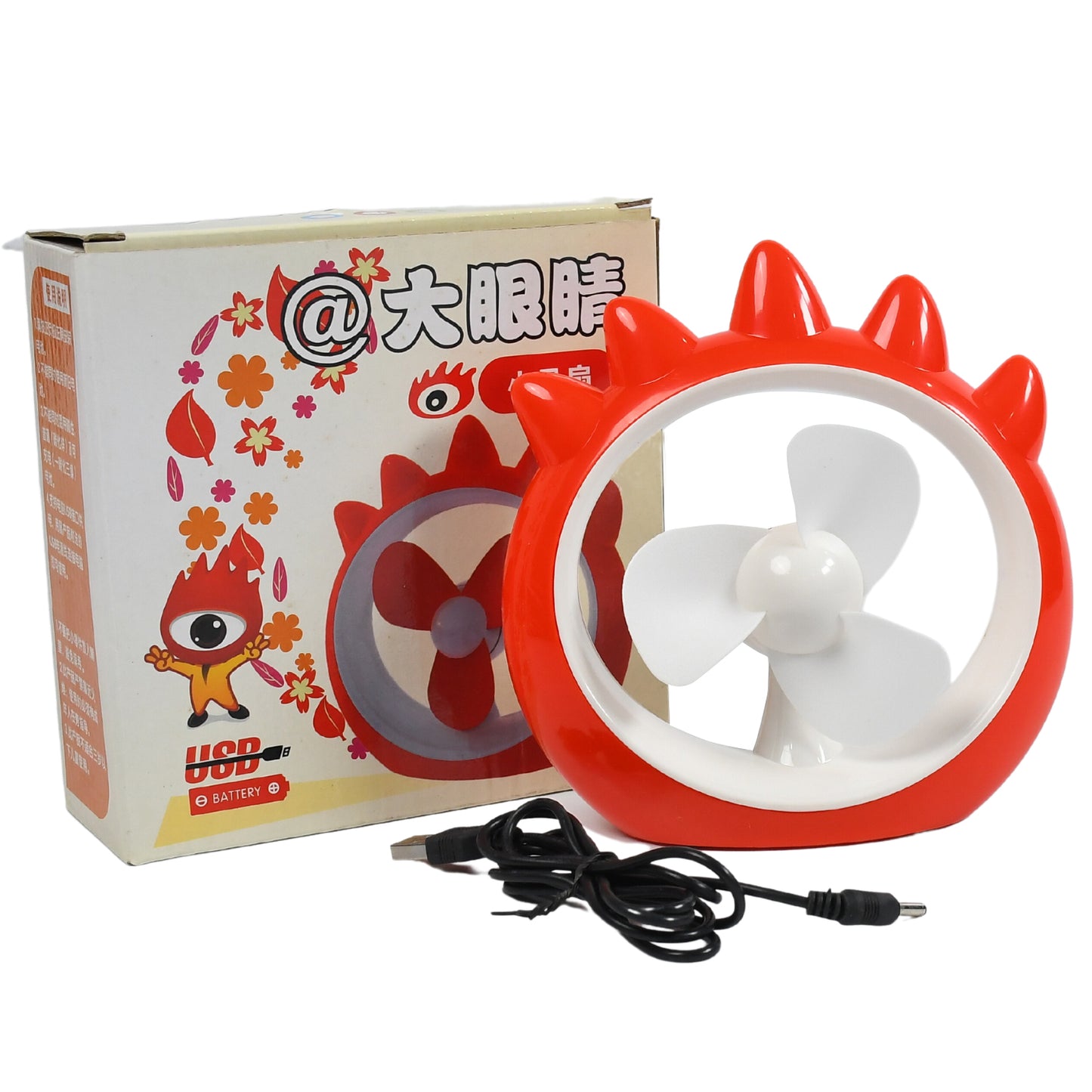 Mini Desktop Fan Rechargeable Table Fan Handheld Fan Usb Fan Desk Fan Cooling Fan For Home Office Car Multi Use Fan (Battery Not Include) - LootFaat