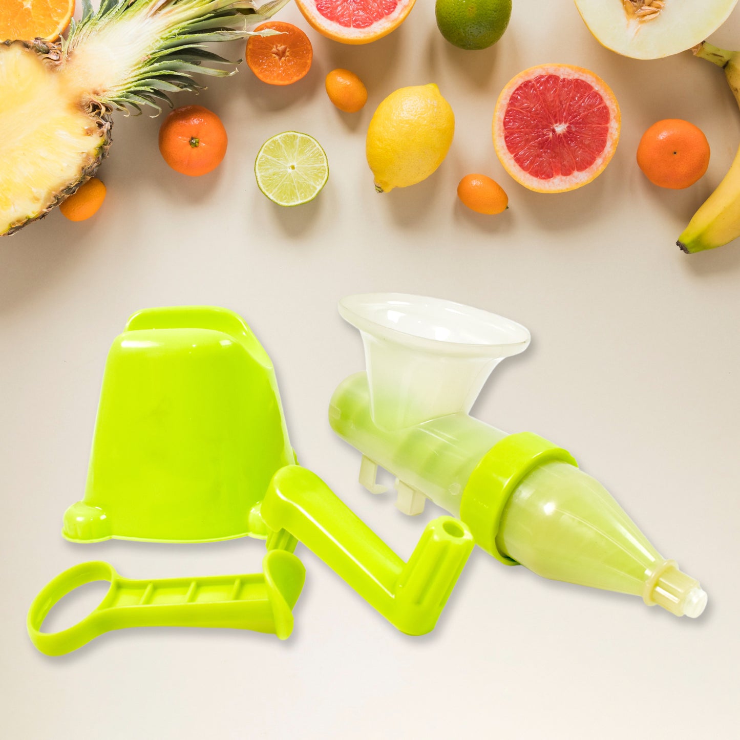 Manual Juicer Modern Plastic Fruit And Vegetable Juicer (1 Pc Bowl Not Included) - LootFaat