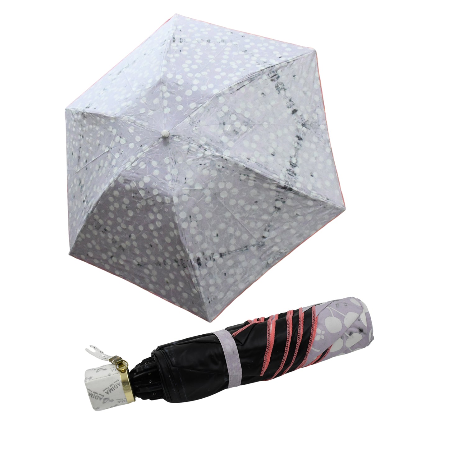 2 Fold Sun Protective Solid Foldable Outdoor Umbrellaportable Sunuv Protection Lightweightrain Umbrella With Umbrella Casefor Girls Women Men Boys - LootFaat