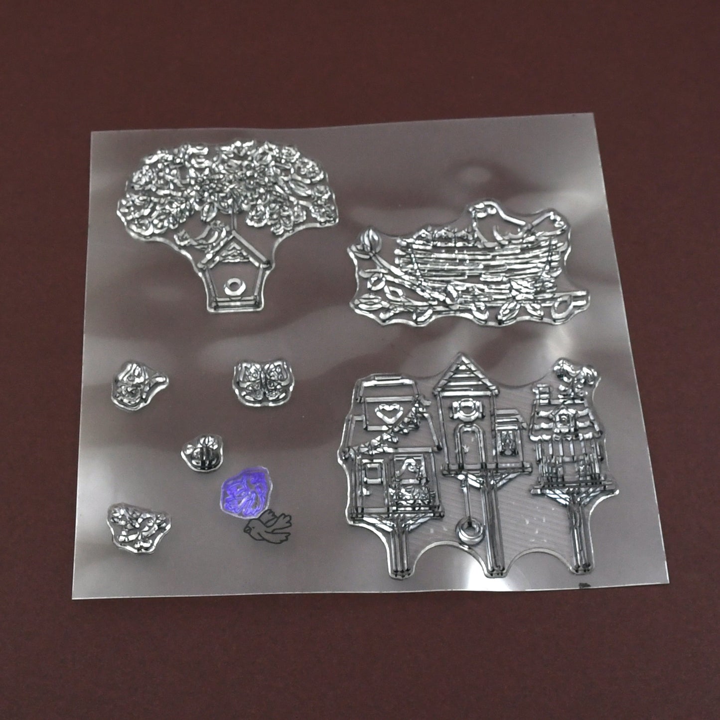 Reusable Rubber Stamp Tpr Stamp Diy Accessories Good Stamping Effect Diy Transparent Stamp Stick Repeatedly For Envelope For Diary For Invitation Letter Photo Album Decoration For Paper Crafts (Mix Design 1 Set) - LootFaat