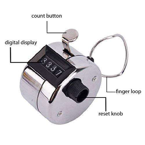 4 Digits Hand Held Tally Counter Numbers Clicker - LootFaat