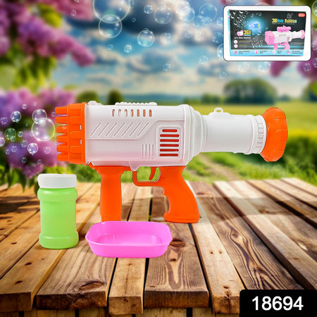36 Holes Big Rechargeable Powerful Machine Bubble Gun Toys (1 Set) - LootFaat
