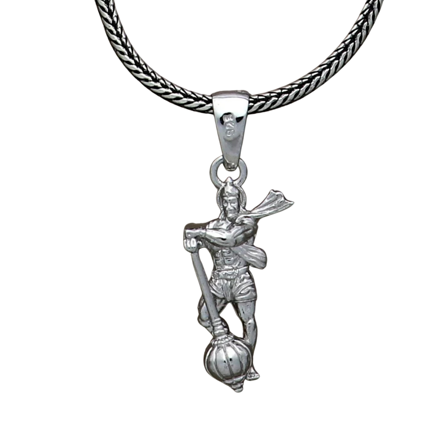Hanuman Ji Pendant With Gada Religious Jewellery For Men And Women (1 Pc) - LootFaat