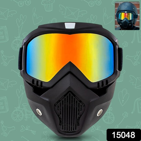 Motorcycle Goggles Off-road Helmet Goggles Windproof Glasses Goggles Mask (1 Pc) - LootFaat