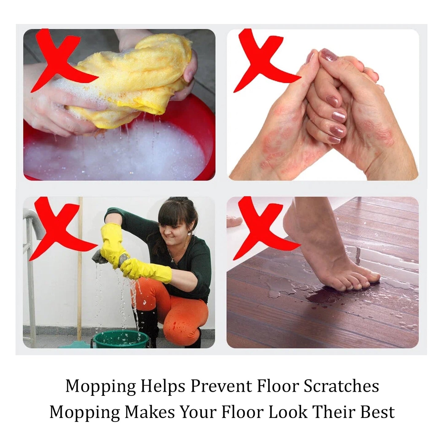 Quick Spin Mop Plastic Spin Bucket Floor Cleaning Easy Wheels Big Bucket Floor Cleaning Mop With Bucket - LootFaat