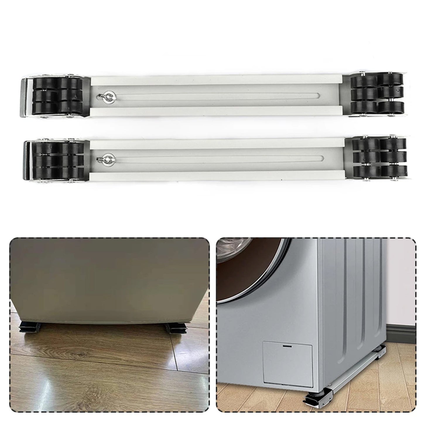 2pc Castor Wheels Heavy Duty For Furniture Moving - LootFaat