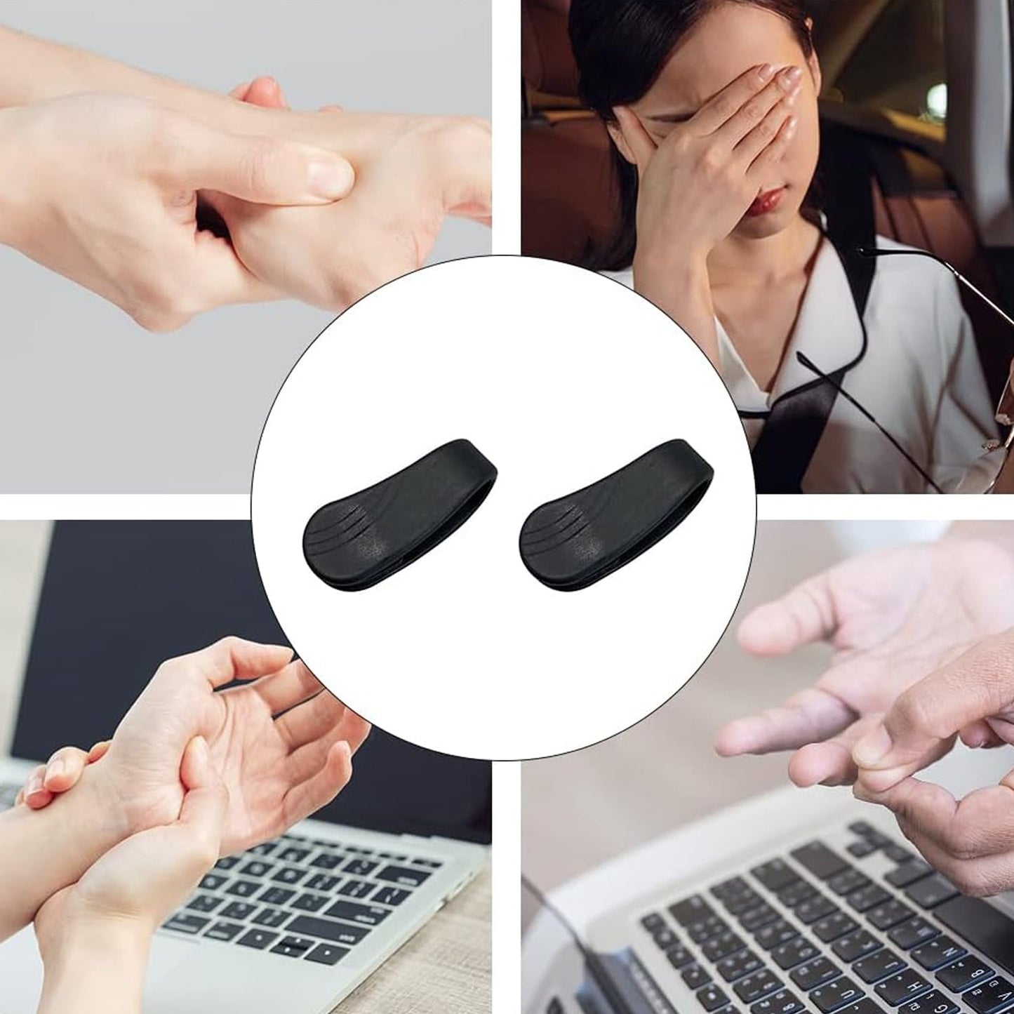 Sugar Control Li4 Acupressure Point Clip Hand Pressure Massage Clip (1 Pc Mix Color) - LootFaat