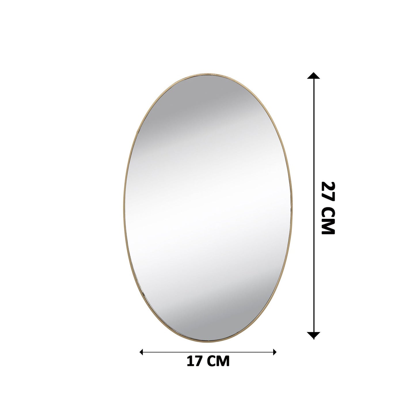 Oval Shape 3d Mirror Sticker Used In All Kinds Of Household And Official Purposes As A Sticker Etc. - LootFaat