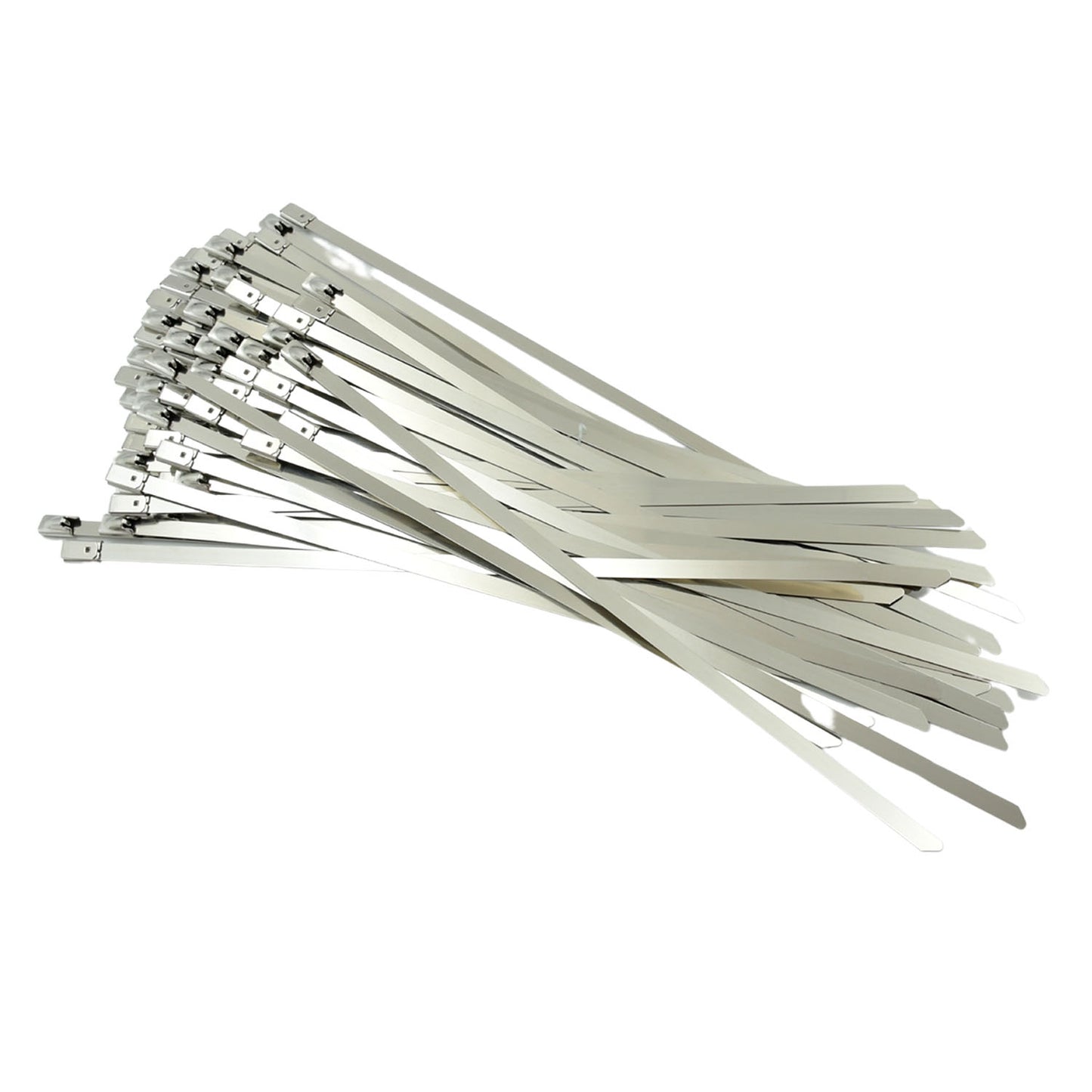 Stainless Steel Cable Tie Used For Solar Industrial And Home Improvement Multipurpose High Strength Self-locking Zip Ties Multi-purpose Tie Portable Rustproof 100pcs Wide Application Zip Tie Set For Building ( 4.6x 200mm 100 Pcs Set) - LootFaat