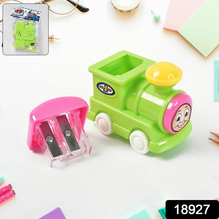 Train Double Hole Pencil Sharpener (1 Pc) - LootFaat