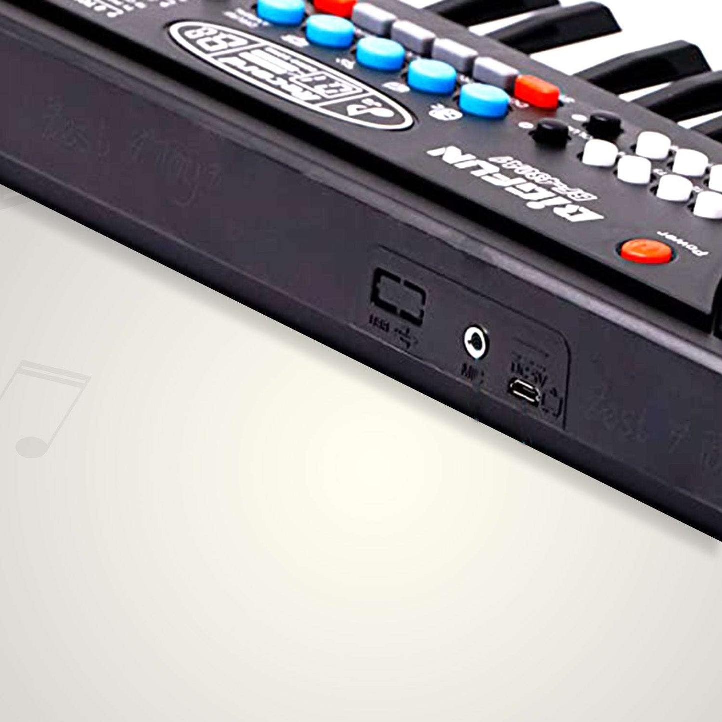 Piano Musical Keyboard With Mic 37 Music Key Keyboard For Kids Toy - LootFaat