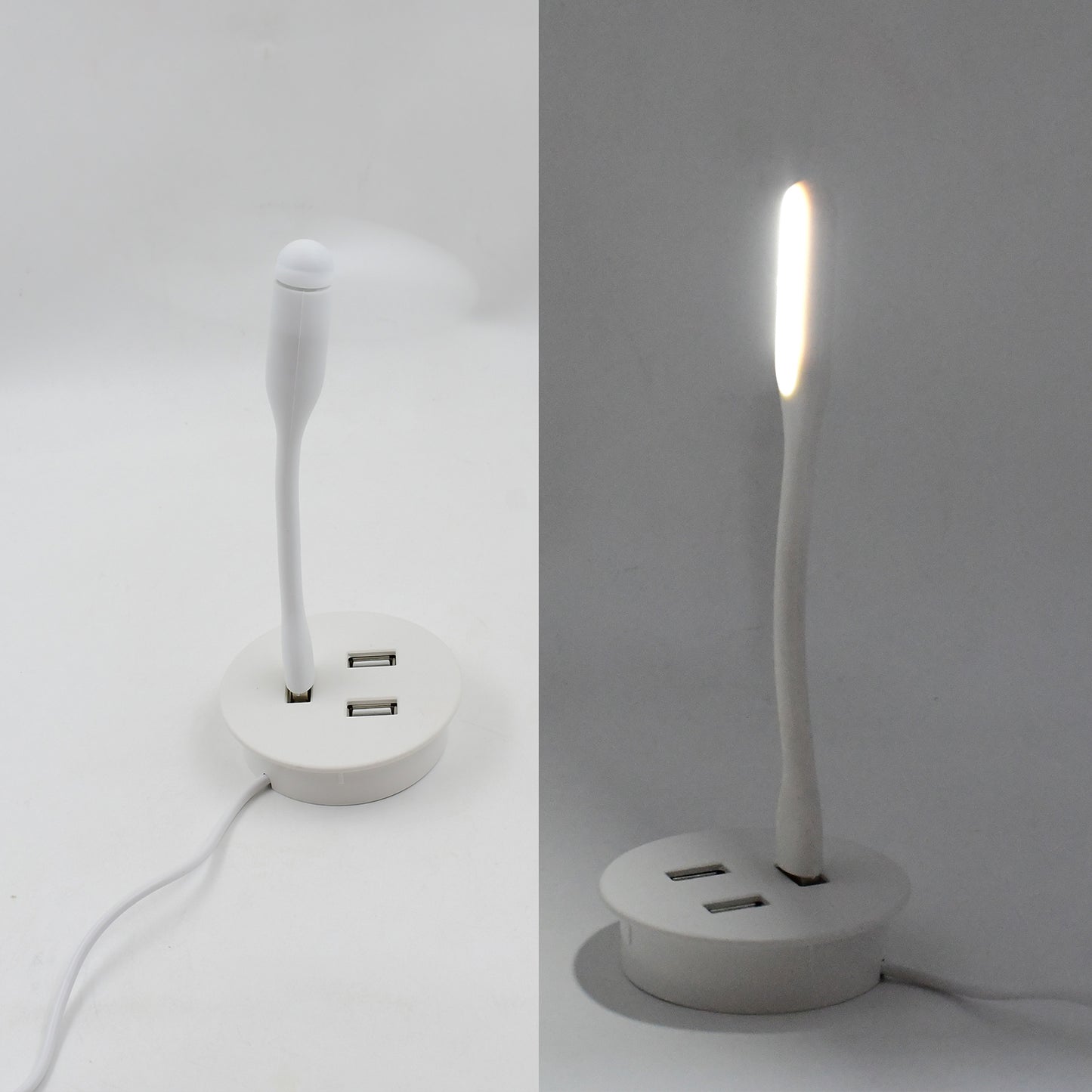 Portable Mini Usb Fan Usb Ligh Usb 3 Hub Port Combo