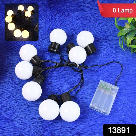8 Led String Lights 3 Battery Operated (1 Pc Battery Not Included) - LootFaat