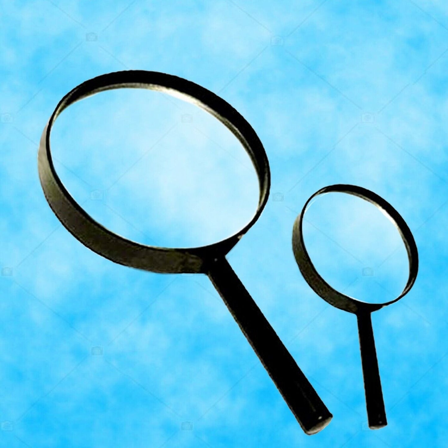 Magnifying Glass Lens - Reading Aid Made Of Glass - Real Glass Magnifying Glass That Can Be Used On Both Sides - Glass Breakage-proof Magnifying Glass Protect Eyes 75mm 50mm (2pc Set) - LootFaat