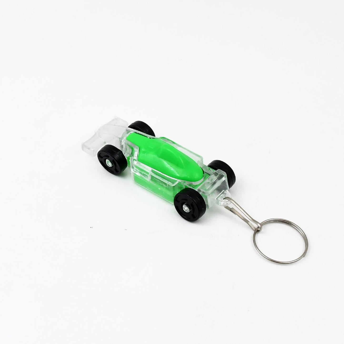 Cars Shape Keychain With On Off Button Led Flashing Light (1 Pc) - LootFaat