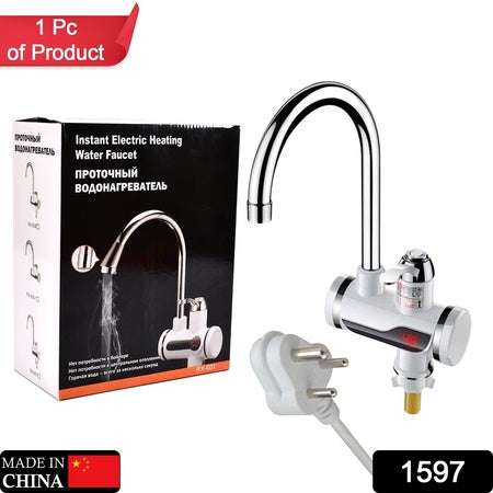 Stainless Steel Led Digital Display Instant Heating Electric Water Heater Faucet Tap - LootFaat