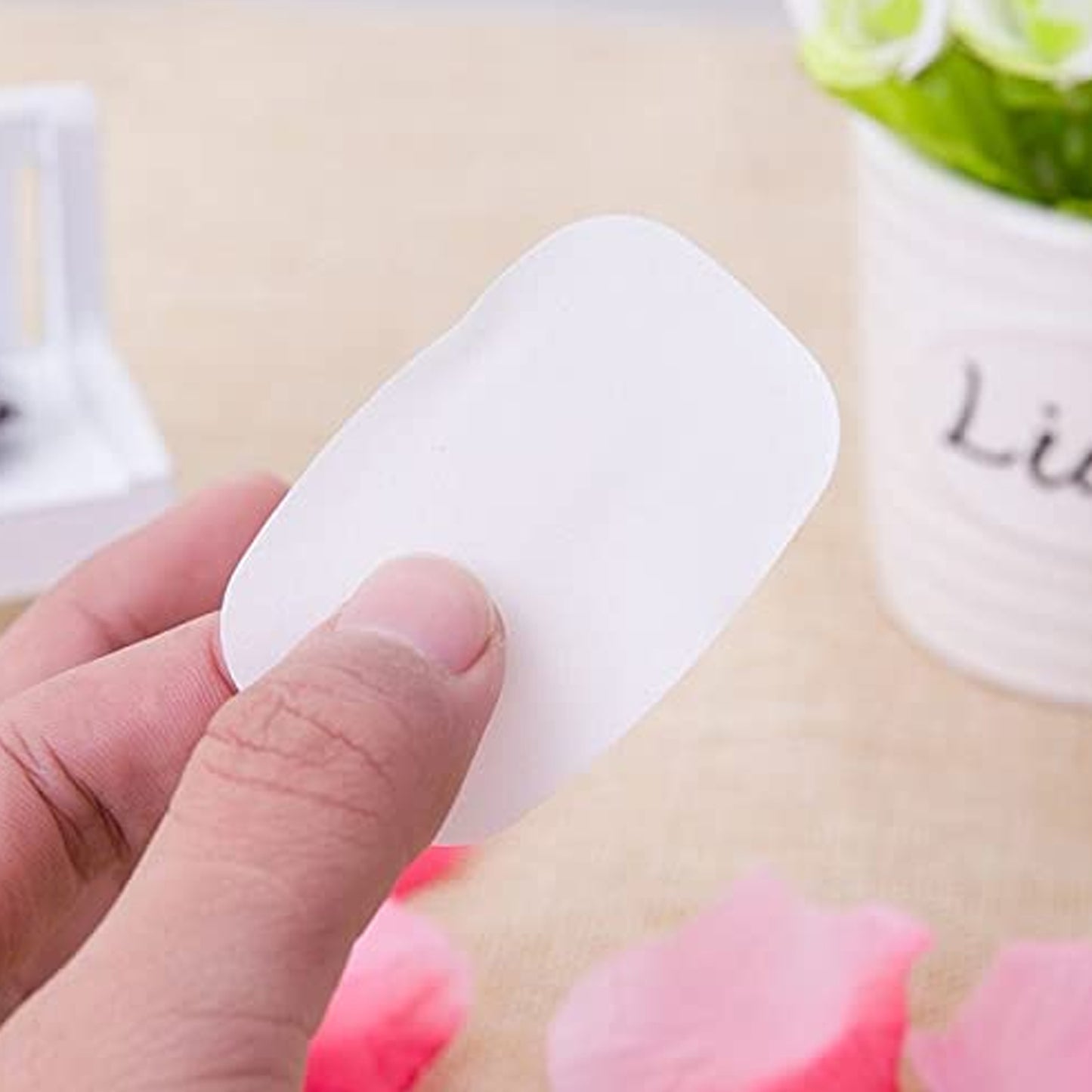 Portable Easy Carry Travel Paper Soap Sheet With Mini Box (20 Sheets In A Pack Approx Mix Color) - LootFaat