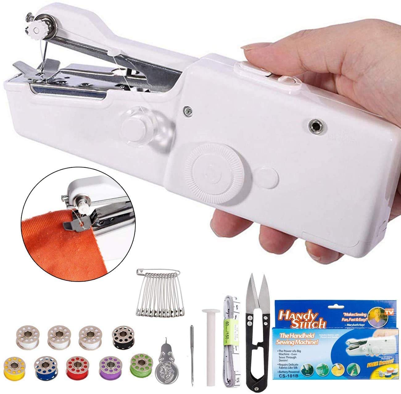 Handheld Portable Mini Electric Cordless Sewing Machine For Beginners - LootFaat