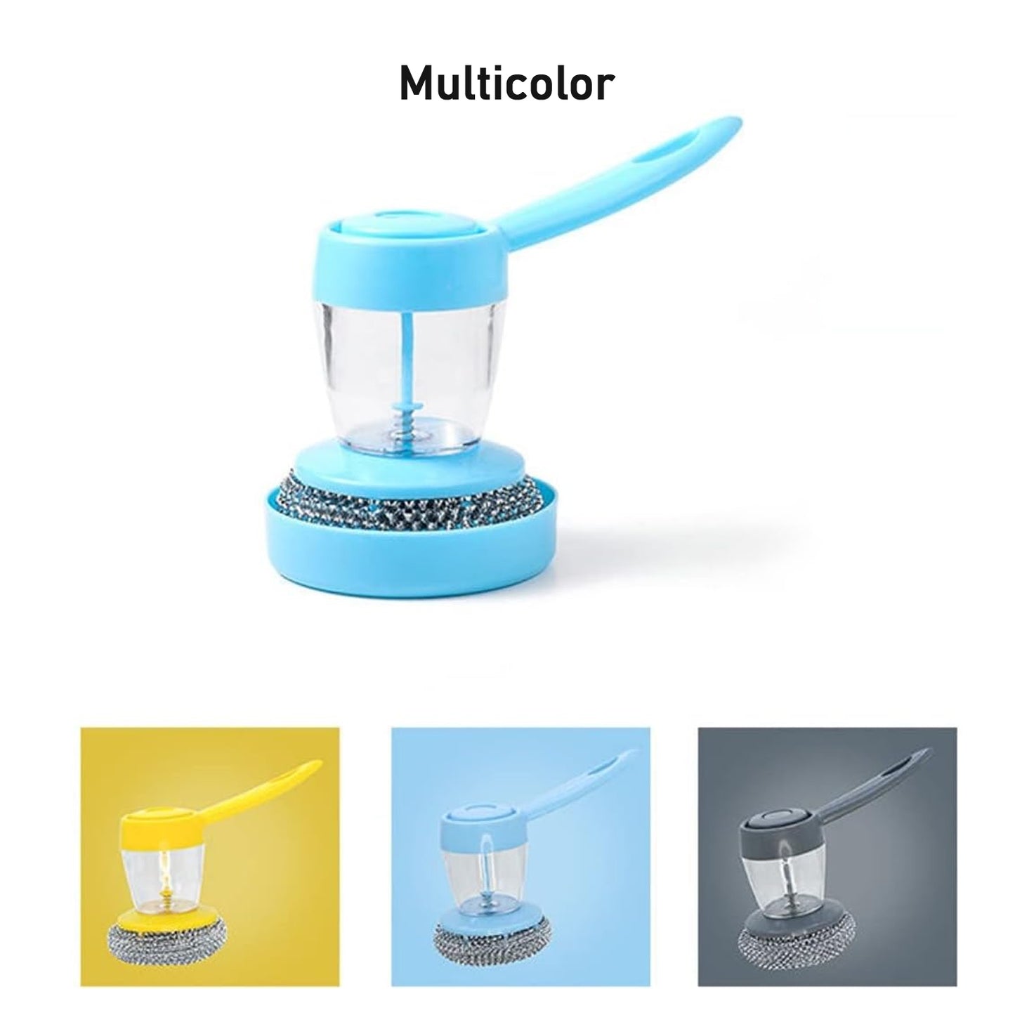 Handheld Soap Dispenser With Scrub (1 Set) - LootFaat