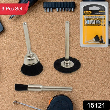 Brass Wire Wheels 3 Pcs Brass Wire Wheels Rust Removal Tool - LootFaat