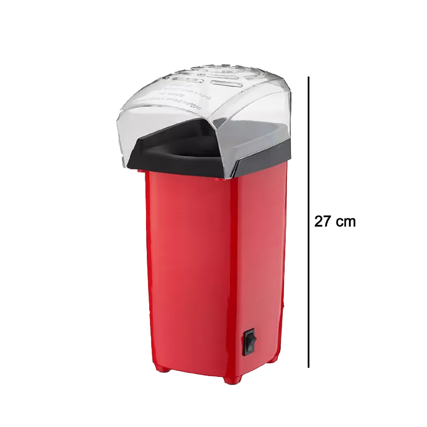 Electric Hot Air Popcorn Maker - Oil-Free Popper Machine