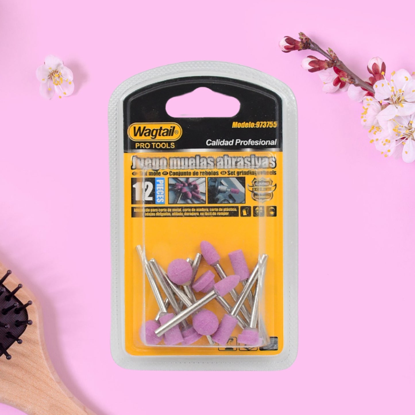 Grinding Wheels Head Grinding Head (Different Design 12 Pcs Set) - LootFaat