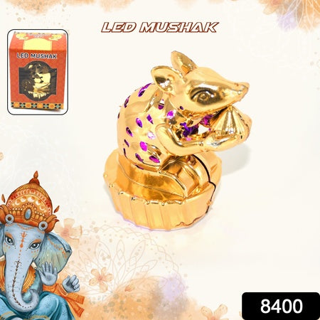 Multicolour Led Mushak Led Mooshak For Ganpati Decorations (1 Pc) - LootFaat