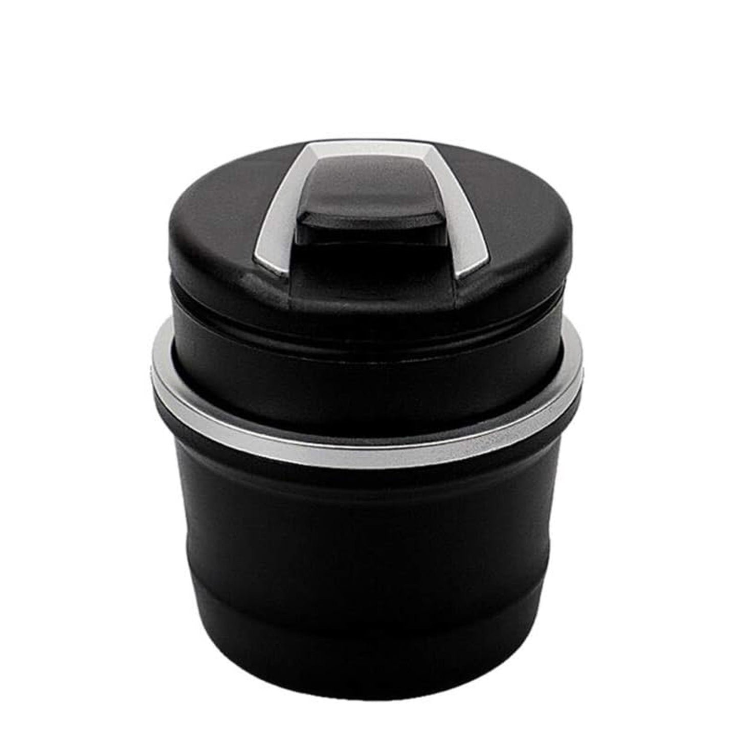 Portable Car Ashtray With Lid And Blue Led Light (1 Pc With Color Box) - LootFaat