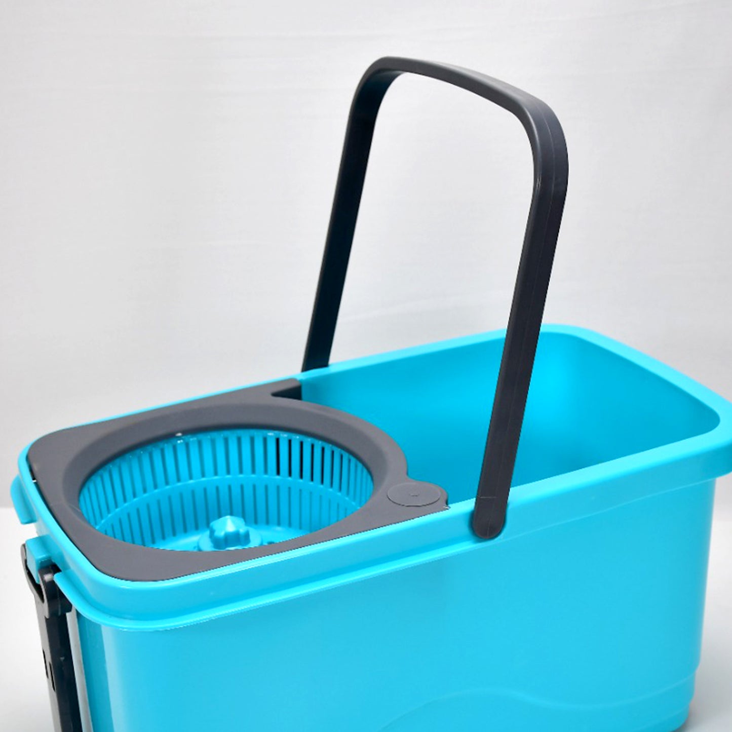Quick Spin Mop Plastic Spin Bucket Floor Cleaning Easy Wheels Big Bucket Floor Cleaning Mop With Bucket - LootFaat
