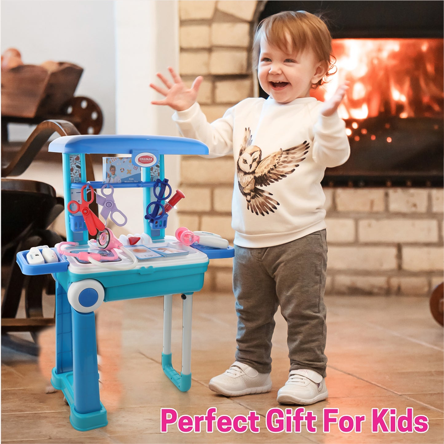 Premium Doctor Set Trolley Little Doctor Kids Toy (1 Set) - LootFaat
