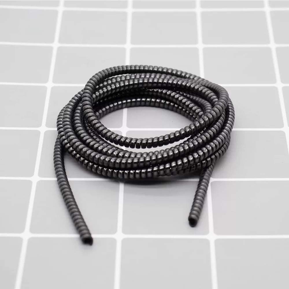 Metallic Finish Cable Spiral Protectorwire Repairpet Cord Protectorheadphone Saver Cable Wrapcover For Mac Charging Cable - LootFaat