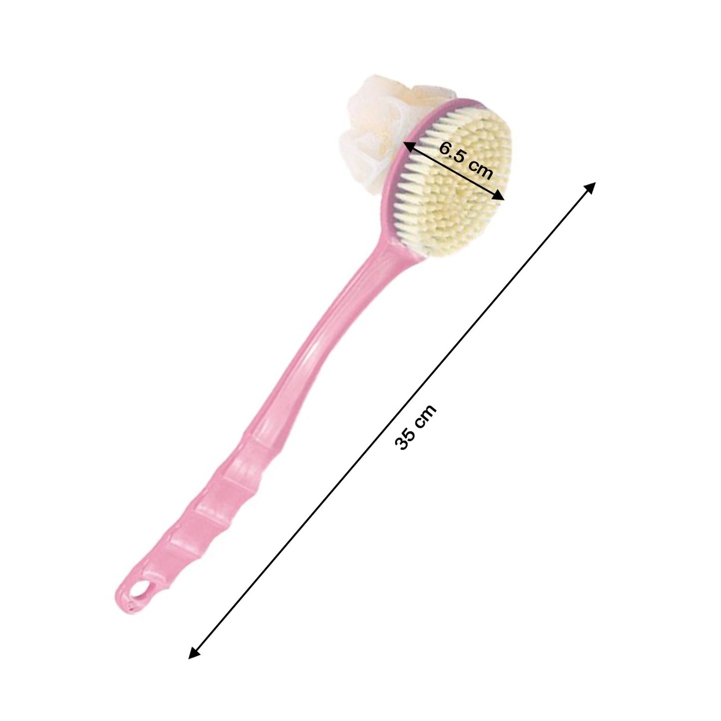 2in1 Bath Brush With Long Handle - LootFaat
