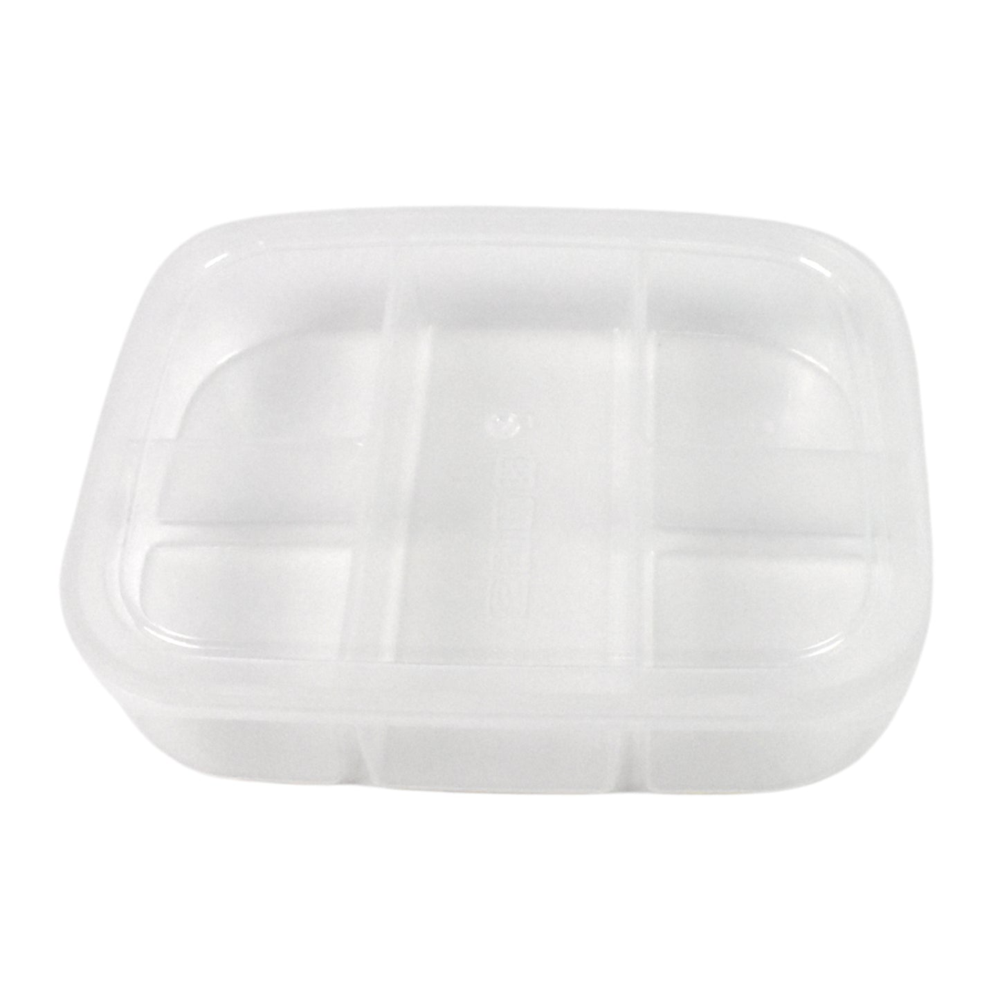 Plastic 5- Compartment Excellent Container Reusable Lunch Box (1 Pc) - LootFaat