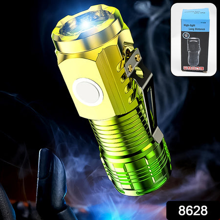 Usb Chargeable Mini 3 Led Flashlight Torch Light (1 Pc) - LootFaat