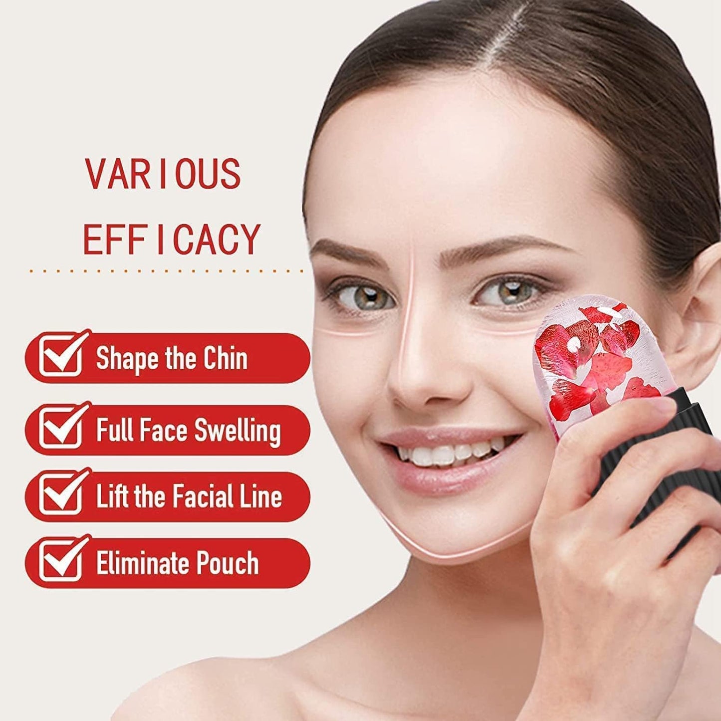 Face Ice Roller Ice Roller For Face Ice Roller For Face Massager Face Ice Treatment Reduce Face Swelling And Under Eye Puffiness (Black) - LootFaat