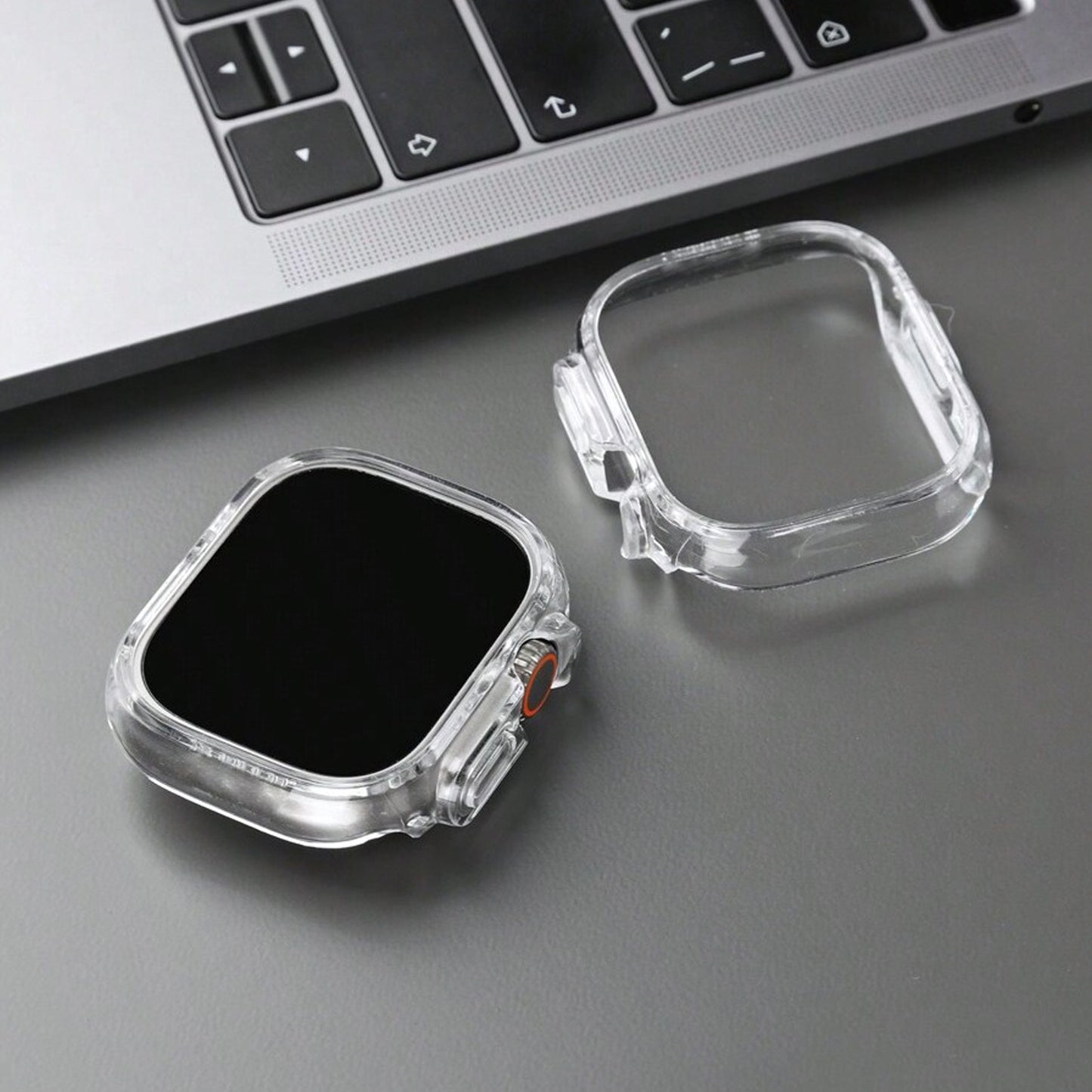 7 In 1 Ultra Smart Watch Combo With Seven Classic Straps Transparent Screen Guard (1 Set Mix Color) - LootFaat