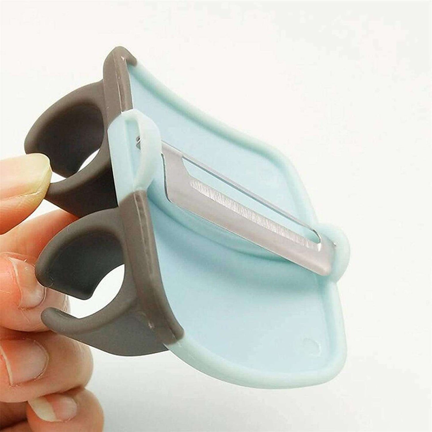 Hand Palm Peeler Fruit Hand Vegetable Peeler Potato With Rubber Finger Grip Kitchen Cooking Tool Cucumber - LootFaat