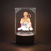 3D Lord Hanuman LED Frame - Soft White Light