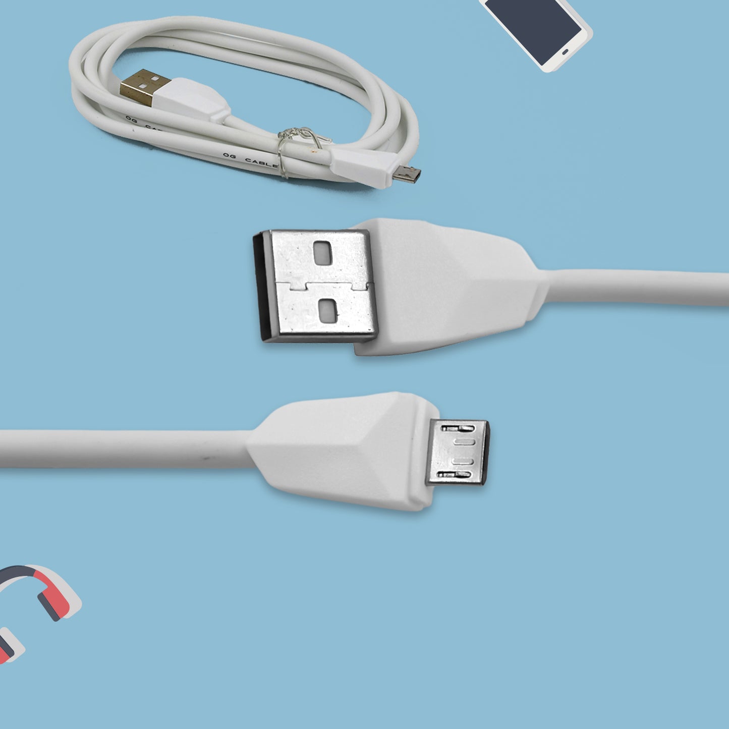 2a Fast Charging For Android Micro Cable (1000 Mm) - LootFaat