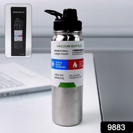 Stainless Steel Double Wall Vacuum-insulated Drink Water Bottle (800 Ml) - LootFaat