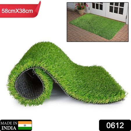 Artificial Grass For Balcony Or Doormat Soft And Durable Plastic Turf Carpet 58x38cm - LootFaat