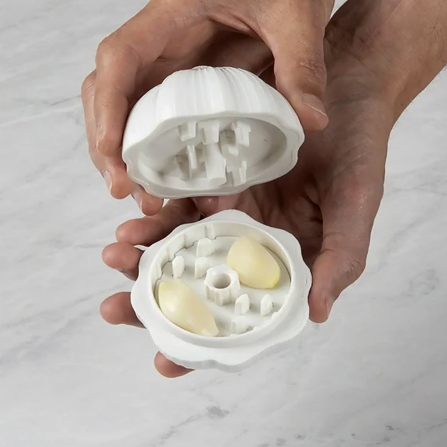 Garlic Press Sharpener Device Household Portable Manual Chili Ginger Garlic Masher Crusher Garlic Press Garlic Crusher Garlic Chopper Garlic Grinder - LootFaat