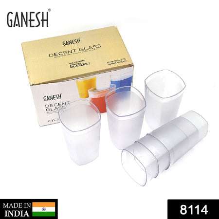 Ganesh Decent Glass 350ml Set Of 6
