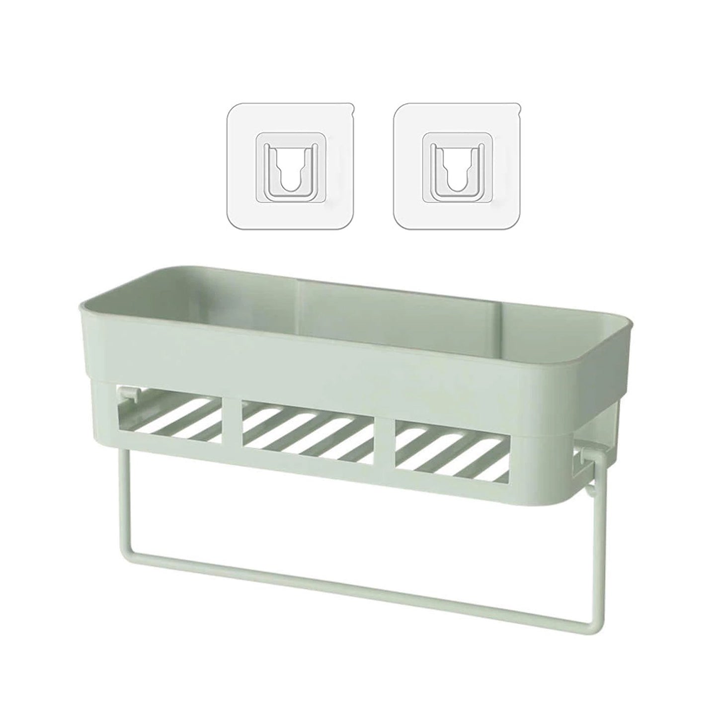 Multipurpose Kitchen Bathroom Shelf Wall Holder Storage Rack Bathroom - LootFaat