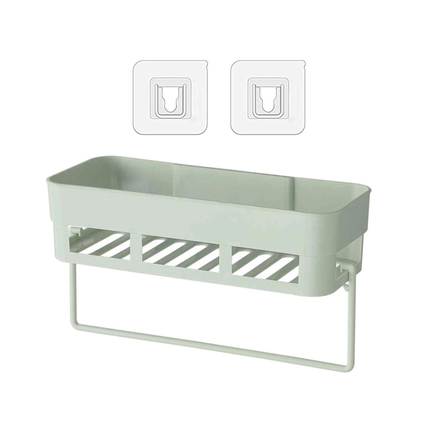 Multipurpose Kitchen Bathroom Shelf Wall Holder Storage Rack Bathroom - LootFaat
