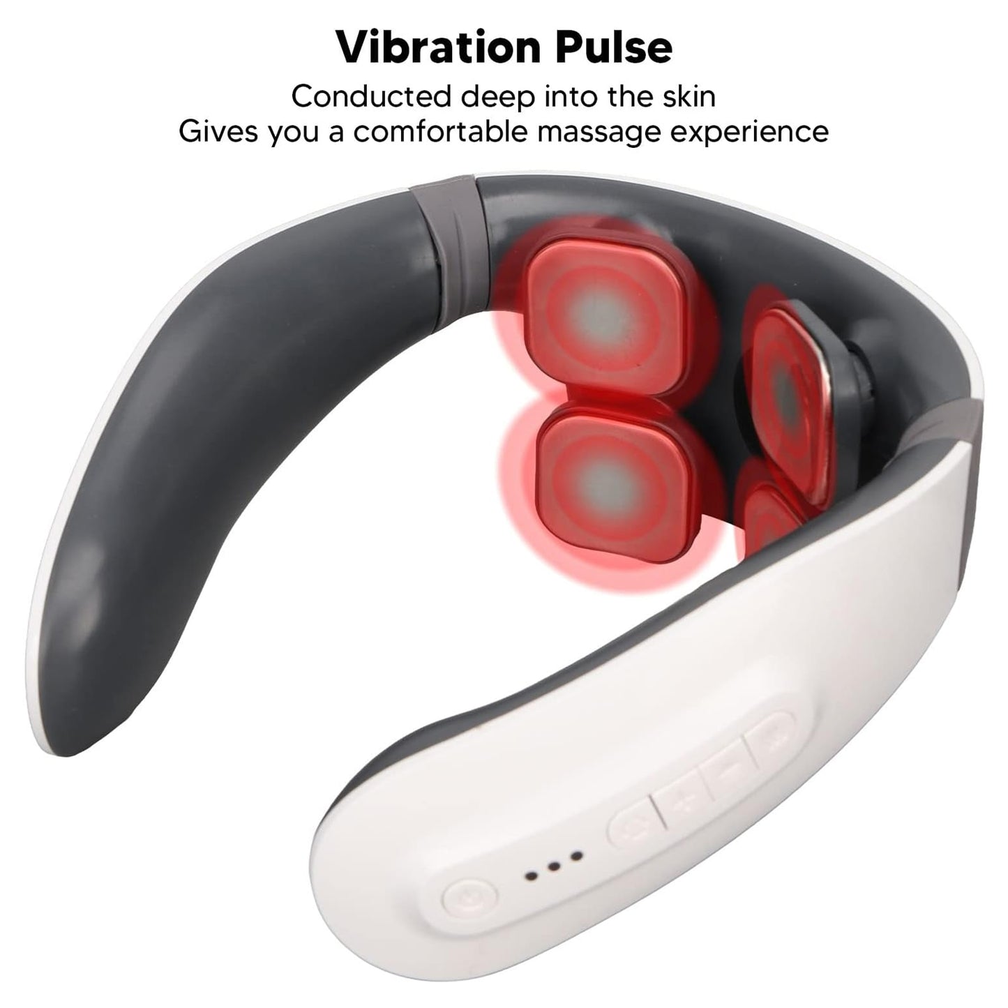 4 Heads Smart Electric Neck And Back Pulse Massager (1 Pc) - LootFaat