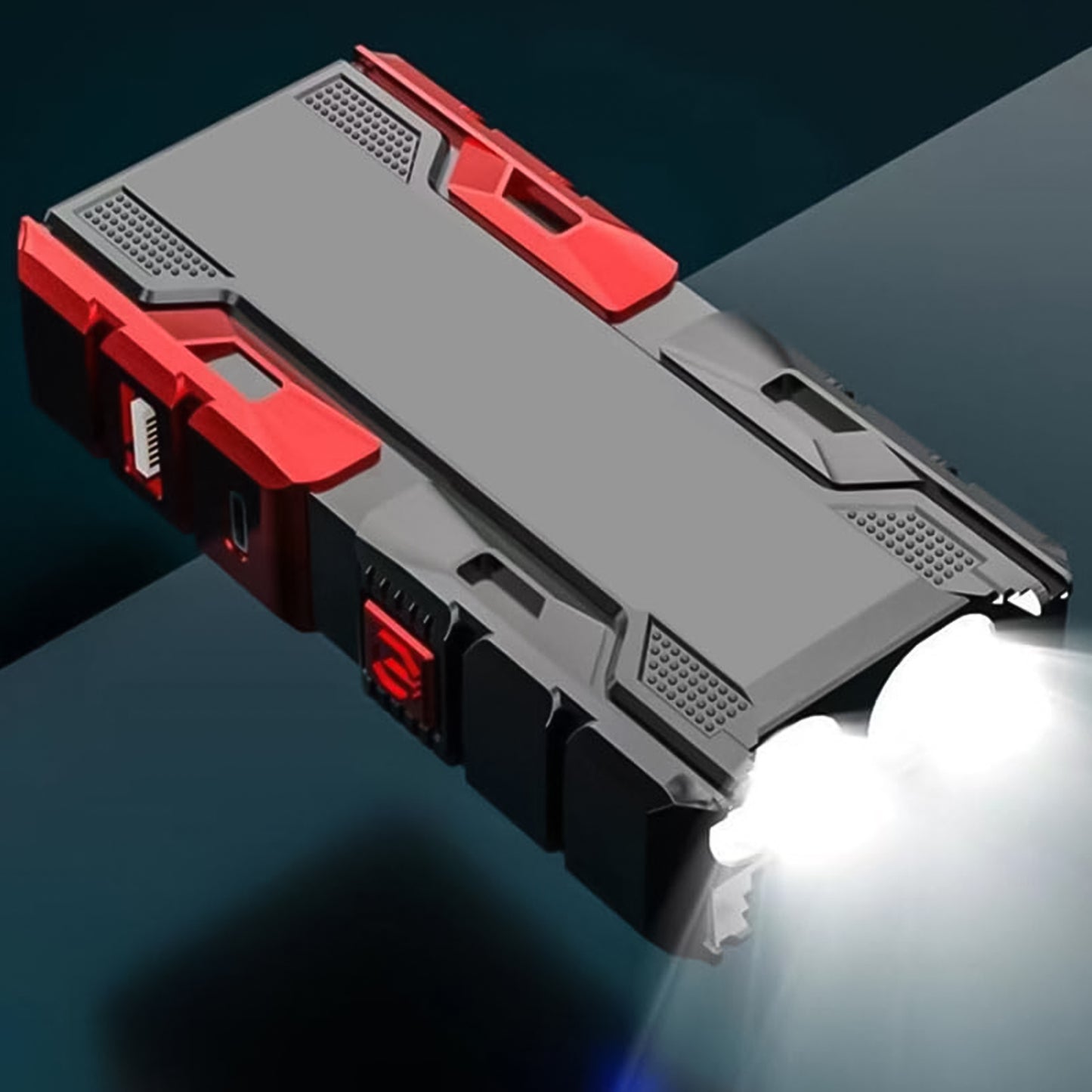 Rechargeable Mini Led Flashlight With Power Bank 3 Modes (1 Pc) - LootFaat