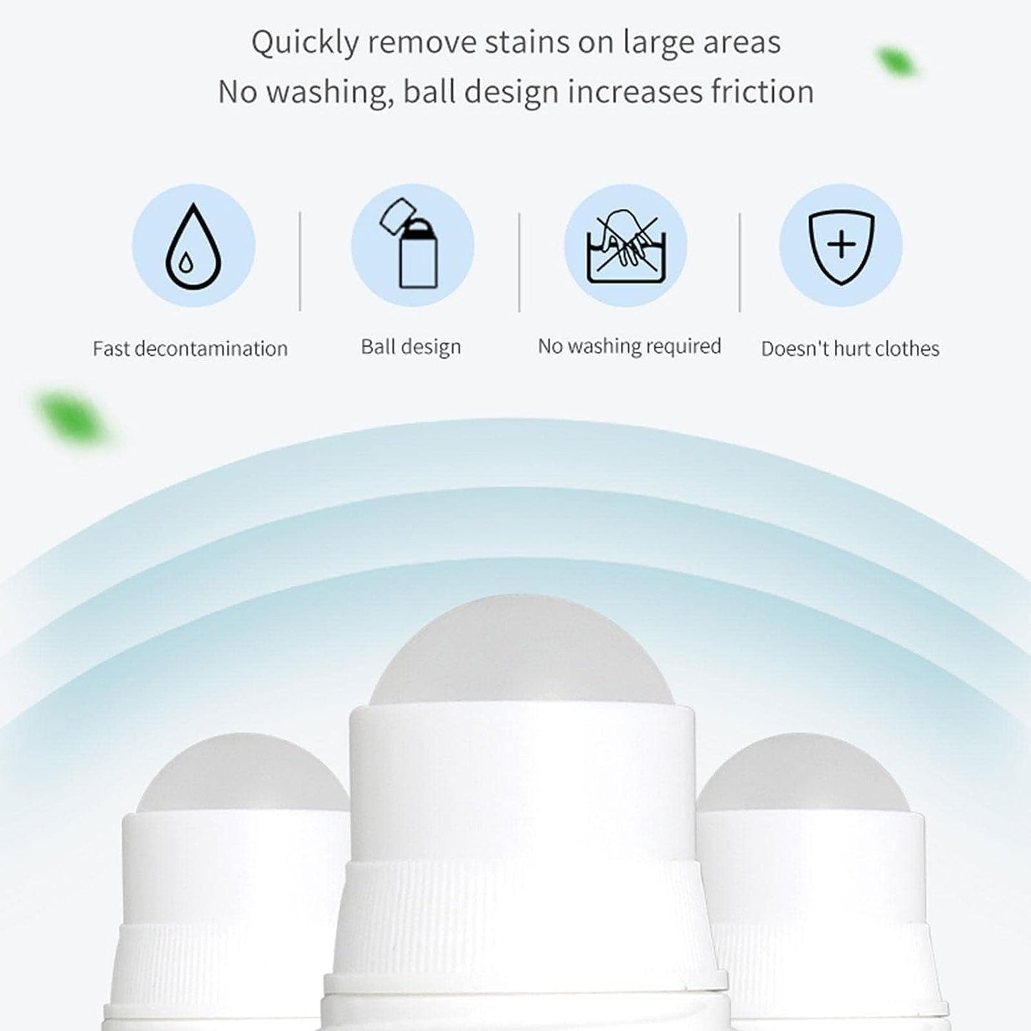 Clothes Stain Remover Bead Design Emergency Stain Rescue Roller-ball Cleaner For Natural Fabric Removes Oil Almost All Types Of Fabrics - LootFaat